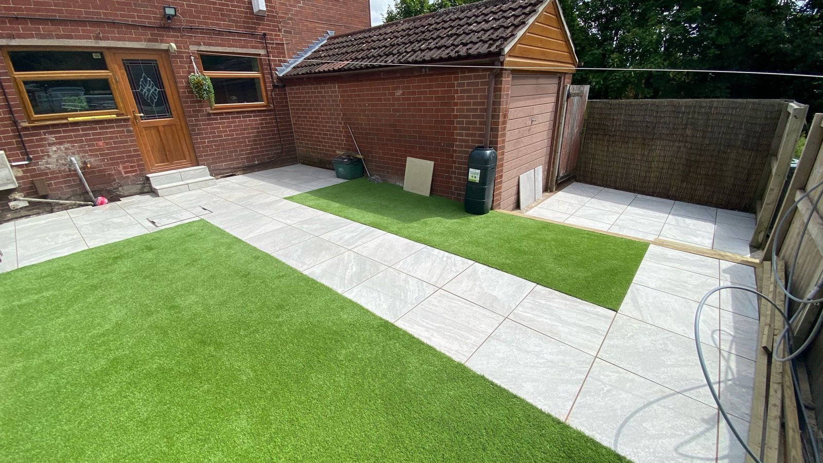 Porcelain Patio & Artificial Grass image 2
