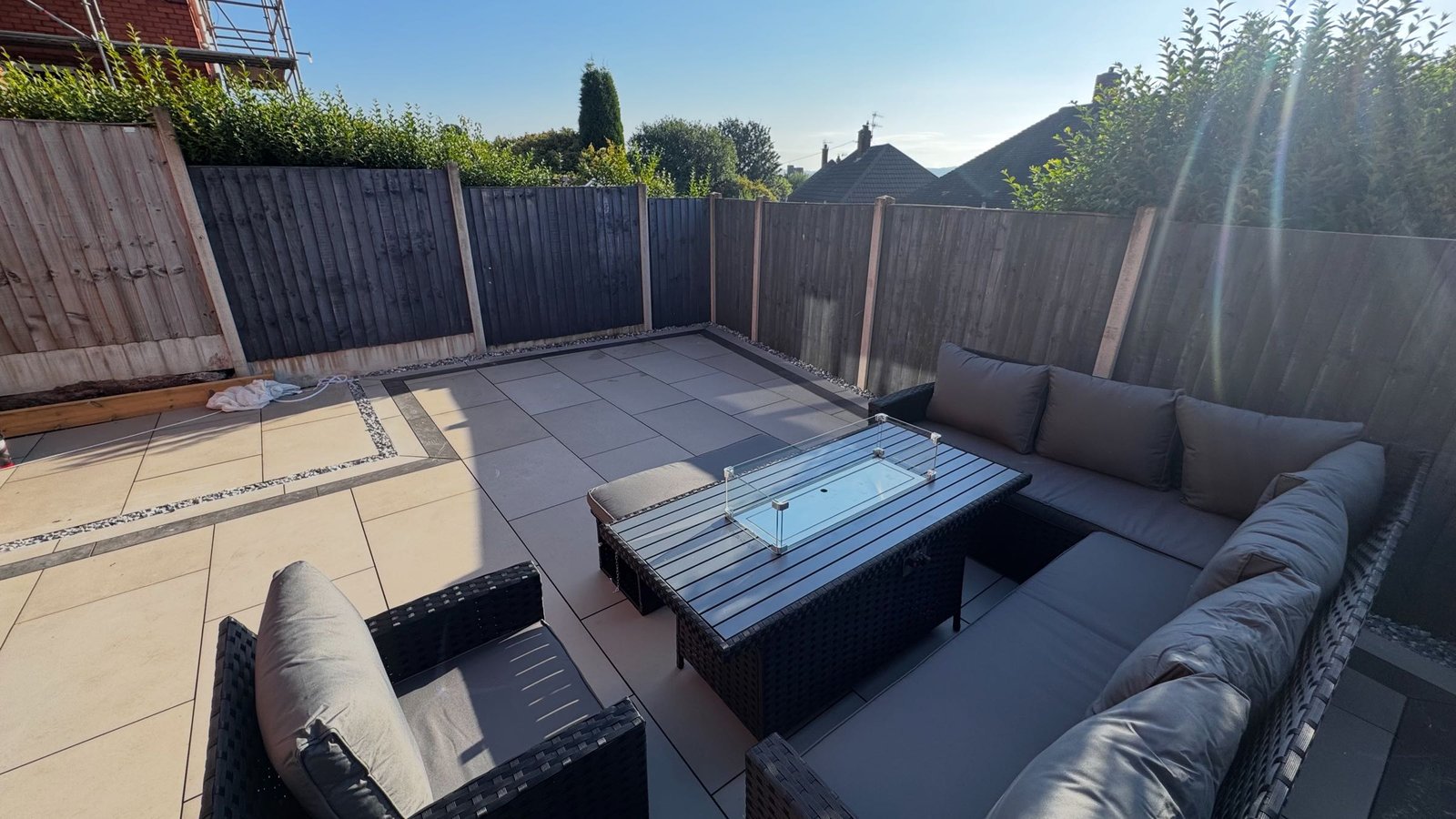 Transforming an Overgrown Garden into a Modern Porcelain Patio & Walkway image 10